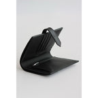 HERM Bearn Compact Wallet in Black Matte Alligator Leather