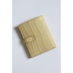 HERM Bearn Compact Wallet in Vanille Matte Alligator Leather