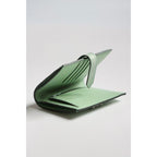 HERM Bearn Compact Wallet in Vert D'eau Matte Alligator Leather