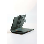 HERM Bearn Compact Handmade Wallet in Vert Amande Chevre Mysore Goatskin