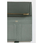 HERM Bearn Compact Handmade Wallet in Vert Amande Chevre Mysore Goatskin
