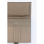 HERM Bearn Compact Handmade Wallet in Gris Asphalt Epsom Calfskin