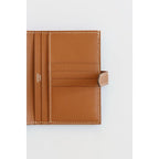 HERM Bearn Compact Handmade Wallet in Gold Epsom Calfskin