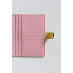 HERM Bearn Compact Verso Handmade Wallet in Lime Epsom Calfskin