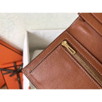 HERM Gold Swift Bearn Gusset Wallet