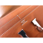 HERM Constance Long Wallet In Gold Swift Leather