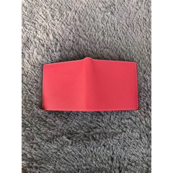 HERM Rose Red MC¬≤ Copernic Compact Wallet