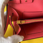 HERM Kelly Classique To Go Wallet In Rose Lipstick Epsom Calfskin