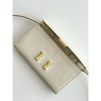 HERM Constance To Go Wallet in Craie Epsom Calfskin
