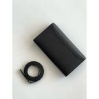 HERM Constance To Go Wallet in Black Epsom Calfskin