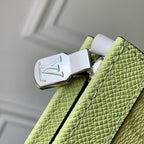 POCHETTE VOYAGE 26 IN LEMON YELLOW MONOGRAM ECLIPSE CALFSKIN