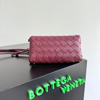 CONCERT POUCH 18.5 IN BURGUNDY LAMBSKIN