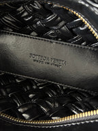 KELIMERO CHA-CHA CLUTCH 28.5 IN BLACK LAMBSKIN