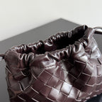 SMALL DUSTBAG 21 IN DARK BROWN LAMBSKIN
