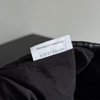 SMALL DUSTBAG 21 IN BLACK LAMBSKIN