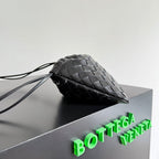 SMALL DUSTBAG 21 IN BLACK LAMBSKIN