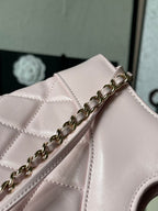 CHANEL MEDIUM 36 SHOPPING BAG IN LIGHT PINK CALFSKIN