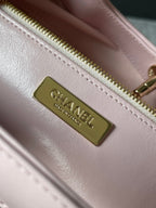 CHANEL MEDIUM 36 SHOPPING BAG IN LIGHT PINK CALFSKIN