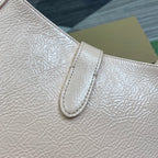 GUCCI JACKIE SMALL SHOULDER BAG 27 IN LIGHT PINK CRACKED LACQUER CALFSKIN GOLD HARDWARE