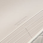 BV Long Clutch Andiamo 31 White Leather Ghw