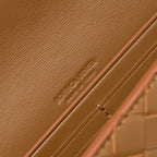 BV Long Clutch Andiamo 31 Tan Leather Ghw