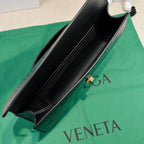 BV Long Clutch Andiamo 31 Black Crocodile Calfskin Ghw