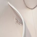 BV Long Clutch Andiamo 31 White Crocodile Calfskin Ghw