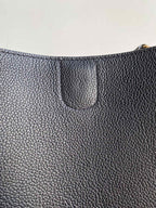 SANGLE SEAU BUCKET 24 BAG BLACK CALFSKIN