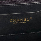 CLUTCH 34 IN BLACK SHEEPSKIN GOLD HARDWARE