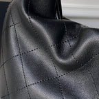 CHANEL 25S HOBO BAG 45 IN BLACK LAMBSKIN