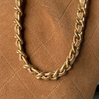 CHANEL 25S HOBO BAG 31 IN CARAMEL BROWN SUEDE WITH GOLD HARDWARE