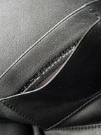 BEL AIR CLUTCH 27 IN BLACK NAPPA LAMBSKIN GOLD HARDWARE