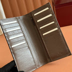 GUCCI OPHIDIA CARD CASE 19 IN BEIGE BROWN COATED FABRIC AND CALFSKIN