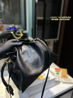 MEDIUM FLAMENCO PURSE 29 IN BLACK NAPPA LAMBSKIN