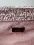 CHANEL BOY BAG MEDIUM 25 IN PINK NUDE CALFSKIN