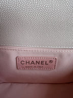 CHANEL BOY BAG MEDIUM 25 IN PINK NUDE CALFSKIN