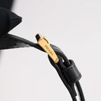 PRADA DUMPLING BAG 30 IN BLACK CALFSKIN