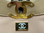 CHANEL SMALL 30 SHOPPING BAG IN CAMEL BROWN CALFSKIN