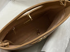 CHANEL SMALL 30 SHOPPING BAG IN CAMEL BROWN CALFSKIN