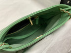 CHANEL MINI 23 SHOPPING BAG IN GREEN MINT CALFSKIN