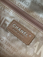 CHANEL 25S HOBO BAG 30 CM IN SILVER LAMBSKIN