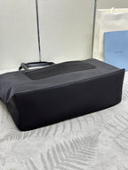 PRADA CLASSIC TOTE BAG 43 IN BLACK RE-NYLON FABRIC