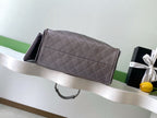 CHANEL 25S HOBO BAG 40 IN LILAC SILVER METALLIC CAVIAR