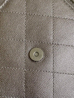 CHANEL 25S HOBO BAG 40 IN LILAC SILVER METALLIC CAVIAR