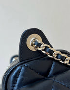 CHANEL CAMERA BAG 23 IN CONGO BLACK SHINY CALFSKIN