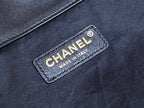CHANEL MEDIUM MAXI SHOPPING BAG 47 IN BLACK CALFSKIN GOLD-TONE METAL