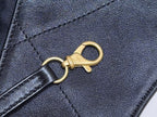 CHANEL MEDIUM MAXI SHOPPING BAG 47 IN BLACK CALFSKIN GOLD-TONE METAL