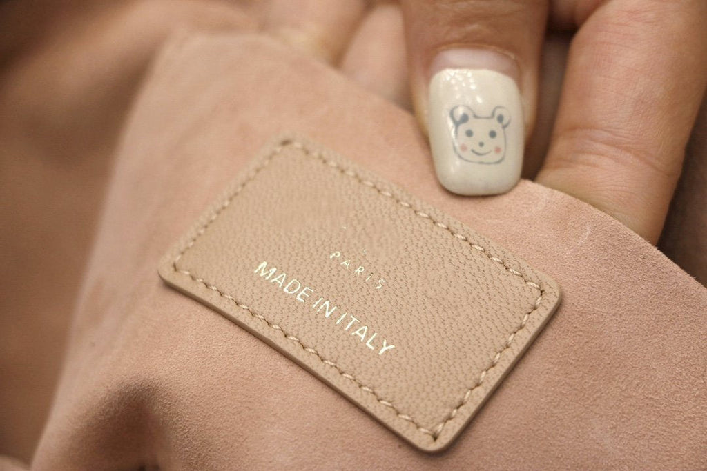 SMALL TRAVEL VANITY CASE BEIGE LAMBSKIN